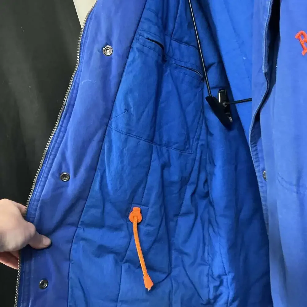 Vintage Denver Broncos NFL Stadium Coat Jacket Blue Men's Large